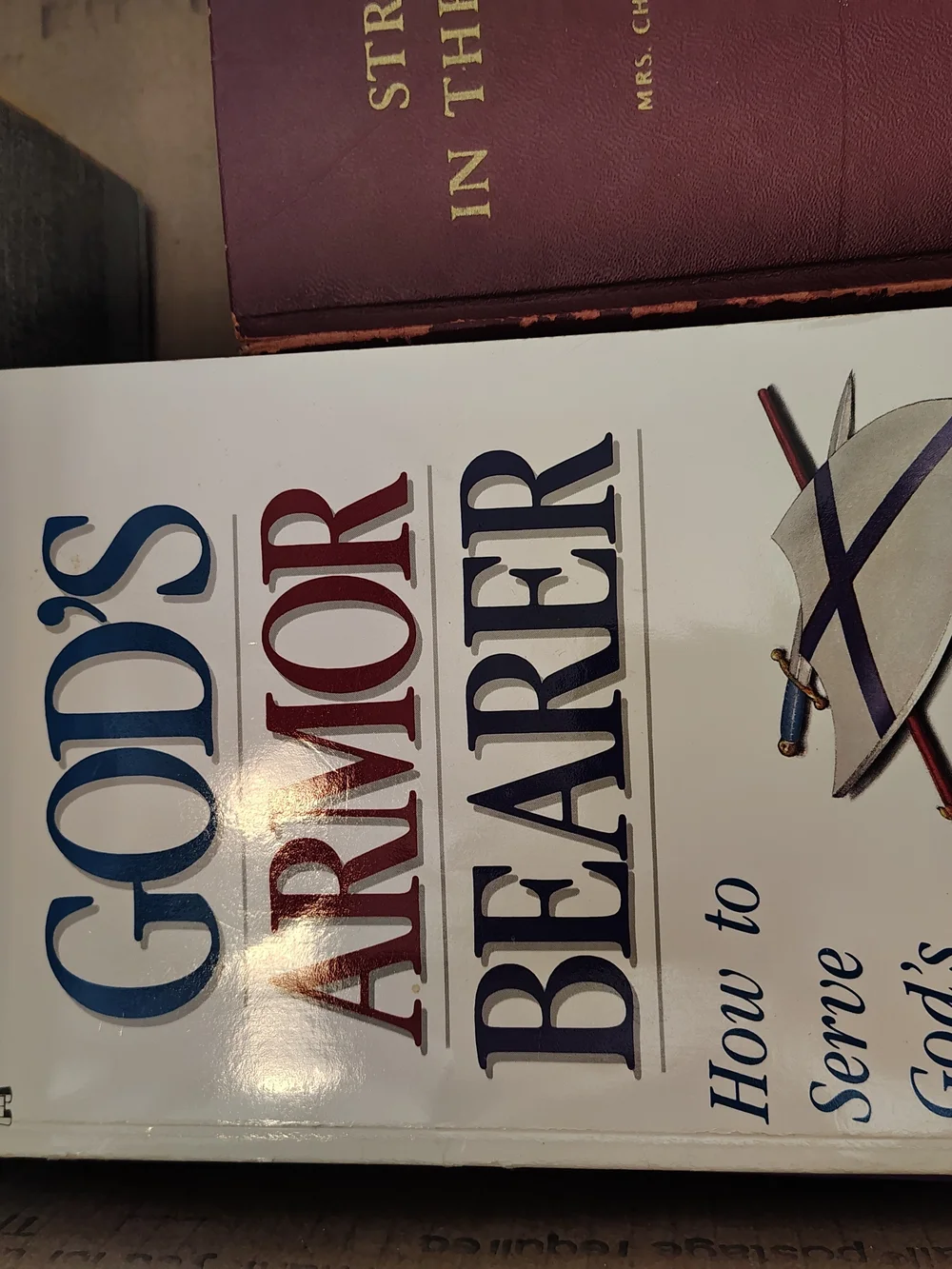 God's Armor Bearer Hardcover Book - White/Cream Cover